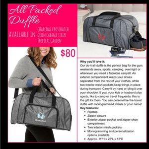 Thirty One All Packed Duffel Bag